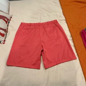 Vineyard Vines Men's Coral Flat Front Shorts